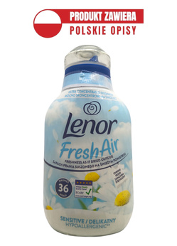 Lenor 504ml 36 płukań FreshAir Sensitive