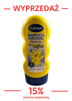 Bubchen 230ml żel/szampon dla dzieci Pikachu