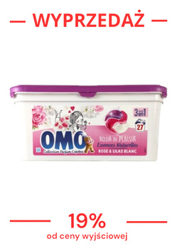 OMO 27 prań kapsułki 3in1 Uniw. Rose&Lilas Blanc