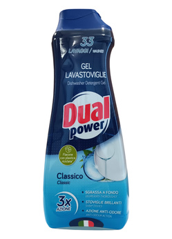 Dual Power 33 mycia żel do zmywarek 660ml Classico