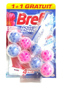 Bref Power Aktiv kulki do WC 2x50g Pink Flowers