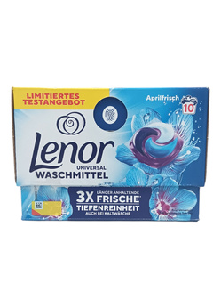 Lenor 10 prań kapsułki 3in1 Uniwersal Aprilfrisch