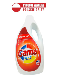 Gama (Vizir) 83 prania żel Uniwersal 3,735l