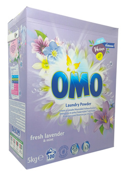 $OMO 100 prań proszek Uniwersal Lavender 5kg