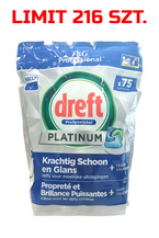 $DREFT PLATINUM 75szt kaps. do zmywarki Original