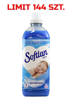 Softlan 1l 40 płukań Windfrisch (niebieski)