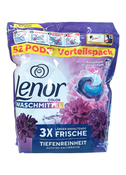 $Lenor 52 prania kapsułki 3in1 Kolor Amethyst