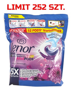 $Lenor 52 prania kapsułki 3in1 Kolor Amethyst