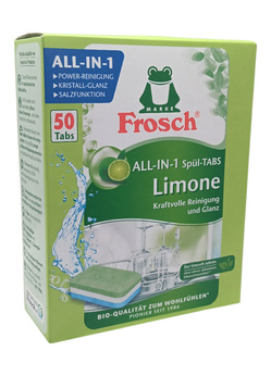 Frosch tab.do zmywarki Alles in 1 Limonen 50 sztuk