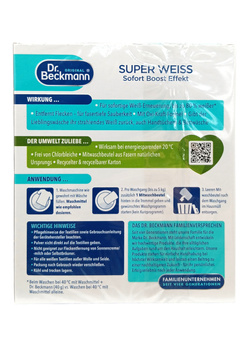Dr Beckmann Super Weiss saszetki wybiel. 2x40g