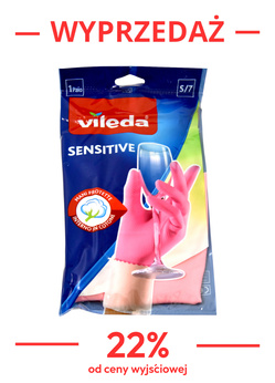 Vileda Extra Sensitive Rękawiczki rozm.S