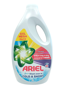 Ariel 80 prań żel Cold Wash Kolor 2,64l