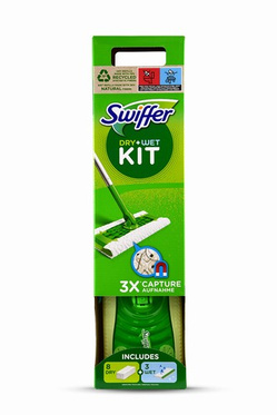 Swiffer Mop Zestaw 2w1: 1 mop+ wkłady 8xDry 3xWet