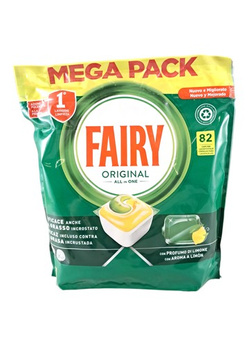 Fairy All-in-One 82szt kaps. do zmywarki Lemon