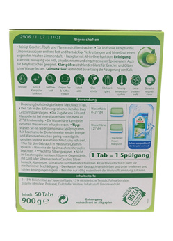 Frosch tab.do zmywarki Alles in 1 Limone 50 sztuk