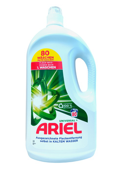 $Ariel 80 prań żel Uniwersal+ 4l