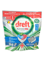 DREFT PLATINUM+ 12szt kaps. do zmywarki Original