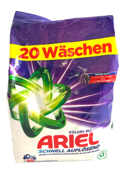 Ariel 20 prań proszek Kolor 1,2kg (worek)