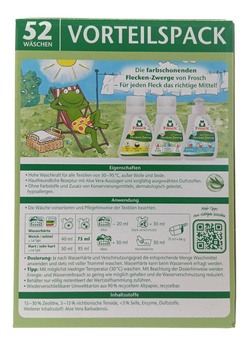 Frosch 52 prania proszek Sens. Aloe Vera 3,432kg