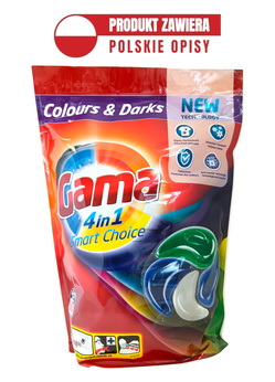 Gama (Vizir) 60 prań kapsułki 4in1 Kolor