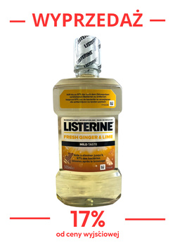 Listerine 500ml pł do jamy ustnej Ginger&Lime