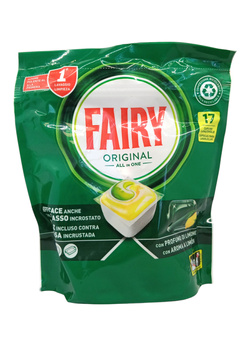Fairy All-in-One 17szt. kaps. do zmywarki Lemon