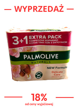 Palmolive 90g mydło kostka Almond&Milk 3+1szt
