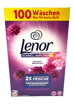 Lenor 100 prań proszek Kolor Amethyst 6kg