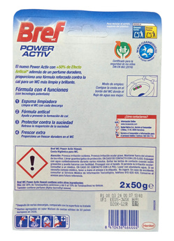 Bref Power Activ kulki do WC 2x50g Hawaii