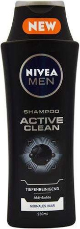 Nivea 250ml szampon Men Active Clean