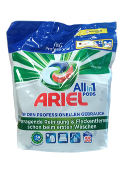 $Ariel 55 prań kapsułki 3in1 Professional Uniw.