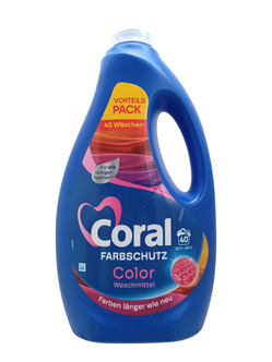 $Coral 40 prań płyn do pr. 2l Optimal Color
