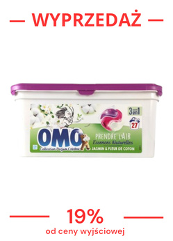 OMO 27 prań kapsułki 3in1 Uniw. Jasmin&Fleur Coton