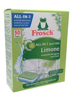 Frosch tab.do zmywarki Alles in 1 Limone 50 sztuk