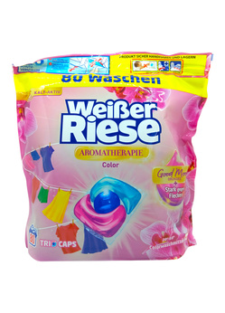 $Weisser Riese 80 prań Trio Caps Kolor Orchidee