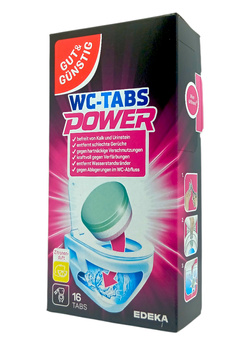 Gut&Gunstig tabletki na kamień do WC 16szt