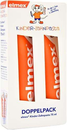 Elmex 2x75ml pasta do zębów Kinder 1-6 lat