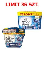 Lenor 2x38 prań kapsułki 3in1 Uniw. Aprilfrisch