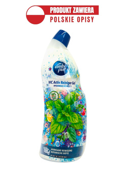 Ambi Pur 750ml Żel do WC Mint & Jasmine