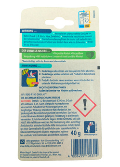 Dr Beckmann Kühlschrank odś. do lodówek 40g Lemon