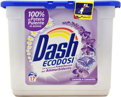 Dash 17 prań kapsułki Lavenda