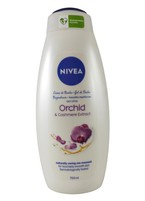 Nivea 750ml żel p.p. Care & Orchid