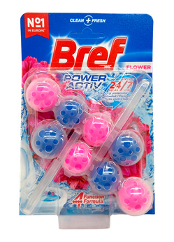 Bref Power Activ kulki do WC 2x50g Flower