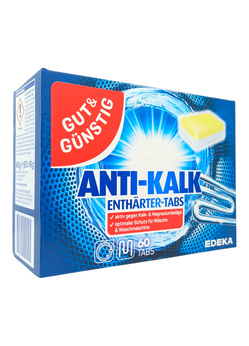 Gut&Gunstig Antikalk tabletki na kamień 60szt