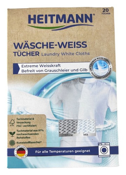 Heitmann Wäsche Weiss chusteczki wybielające 20szt