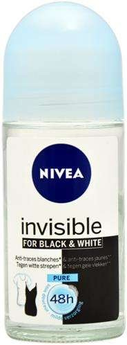 Nivea 50ml Roll-on Women Invisible B&W Pure | Kosmetyki \ Deo / Roll-on ...