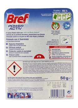 Bref Power Aktiv kulki do WC 50g Coconut