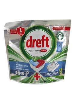 DREFT PLATINUM+ 10szt kaps. do zmywarki Original