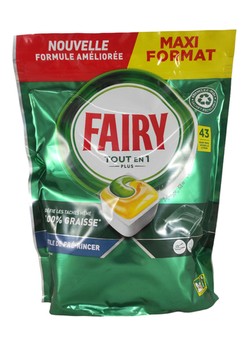 Fairy All-in-One+ 43szt kaps. do zmywarki Lemon