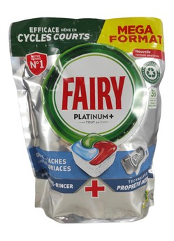 Fairy Platinum+ 39szt kaps. do zmywarki Blue